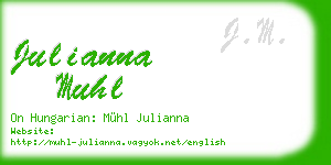 julianna muhl business card